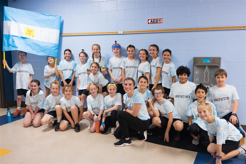 Scales Elementary students in the Fifth Grade Winter Olympics
